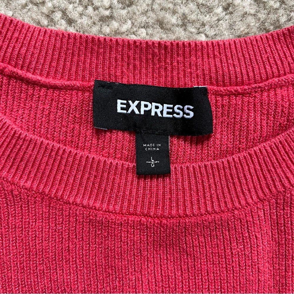 Express | Ribbed Sweater Top - Picture 4 of 5
